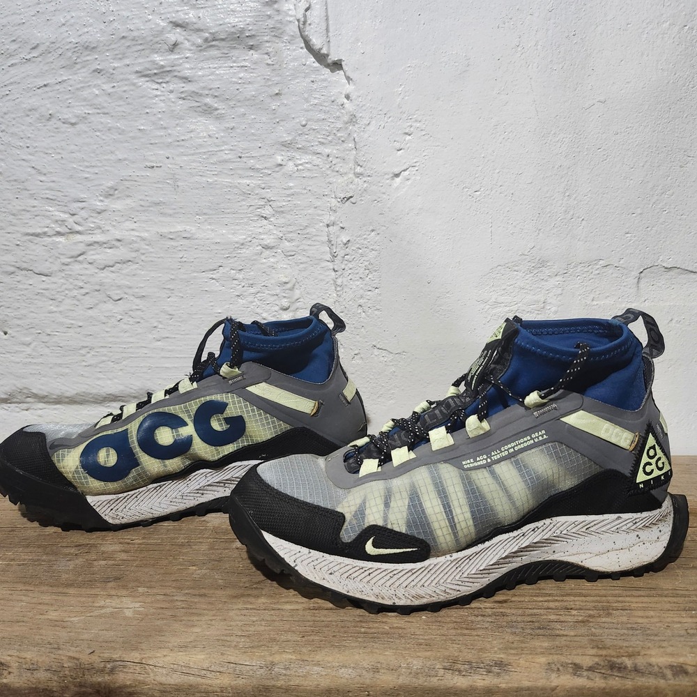 Nike ACG Zoom Terra Zaherra Aviator Grey Barely Volt M 7 / W 8.5 All Weather